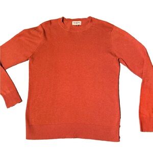 Goodfellow & Co Men's Orange Crewneck Sweater size small
